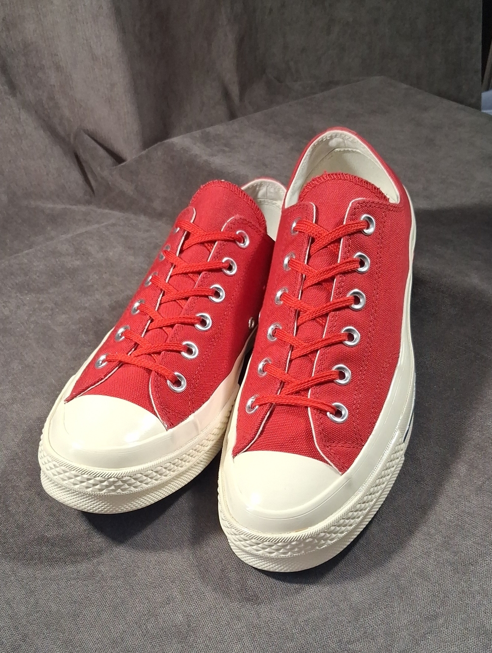 Converse Chuck 70 Heritage Court "Gym Red" Ox Low Canvas Sneakers VG US 10